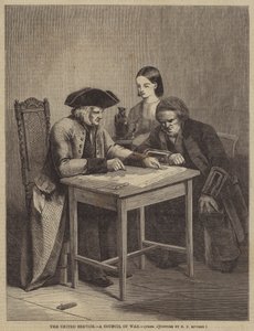 O Serviço Unido, um Conselho de Guerra de Henry Parsons Riviere